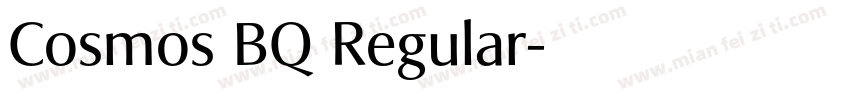 Cosmos BQ Regular字体转换